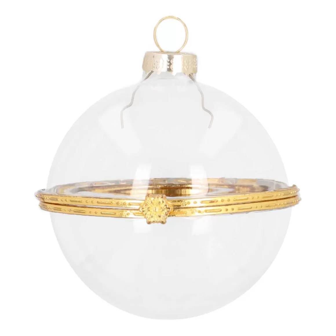 It's all about Christmas Diy Baubles | Christmas Baubles By Colour-Transparent Fillable Christmas Bauble Made Of Glass 8 Cm Gold