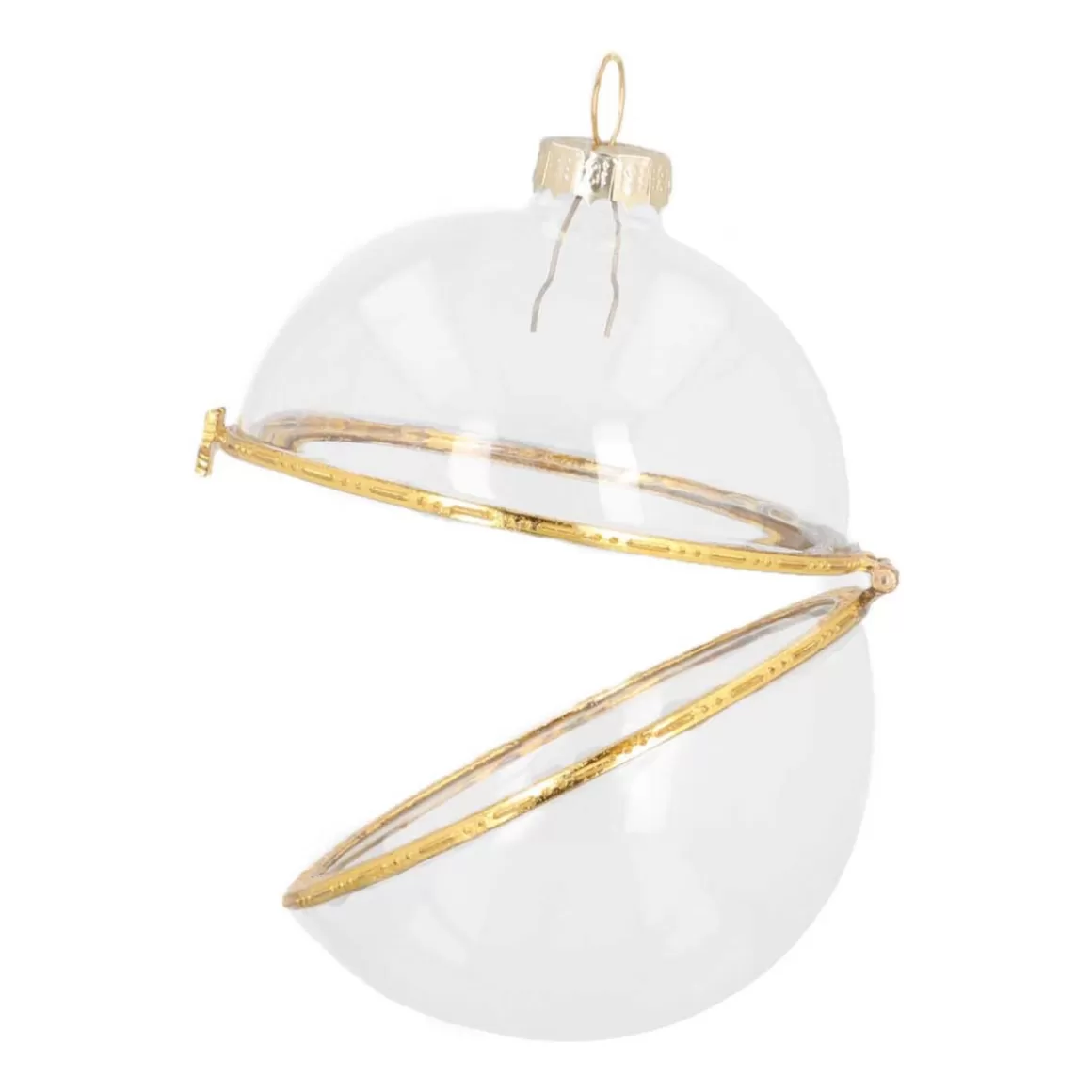 It's all about Christmas Diy Baubles | Christmas Baubles By Colour-Transparent Fillable Christmas Bauble Made Of Glass 8 Cm Gold