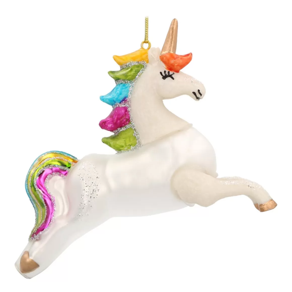 It's all about Christmas Christmas Ornaments-Unicorn Christmas Ornament | Glass | 9 Cm