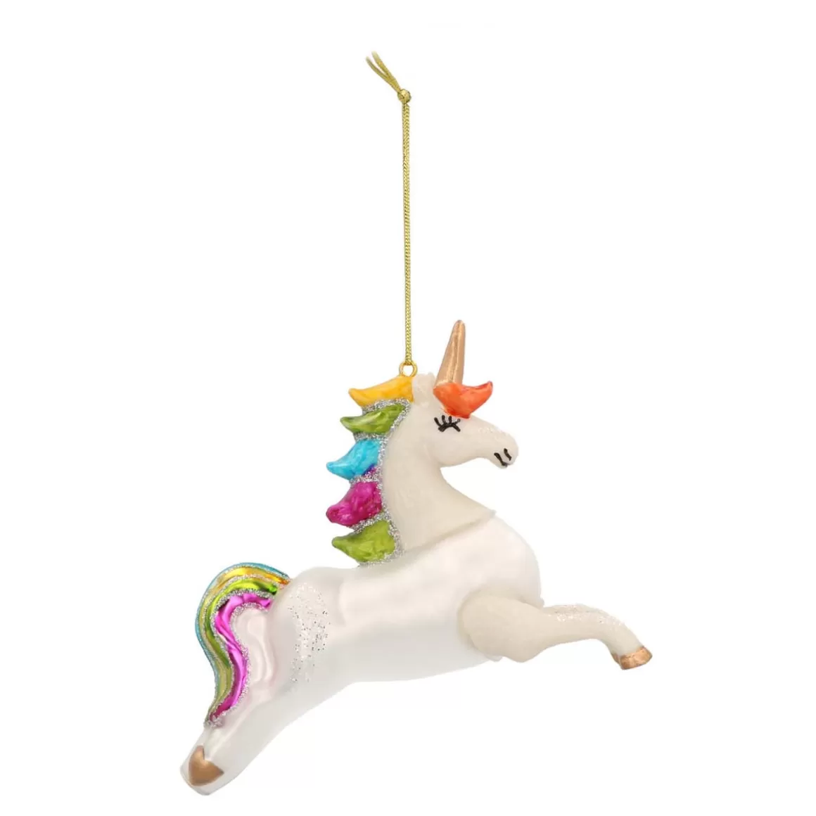 It's all about Christmas Christmas Ornaments-Unicorn Christmas Ornament | Glass | 9 Cm