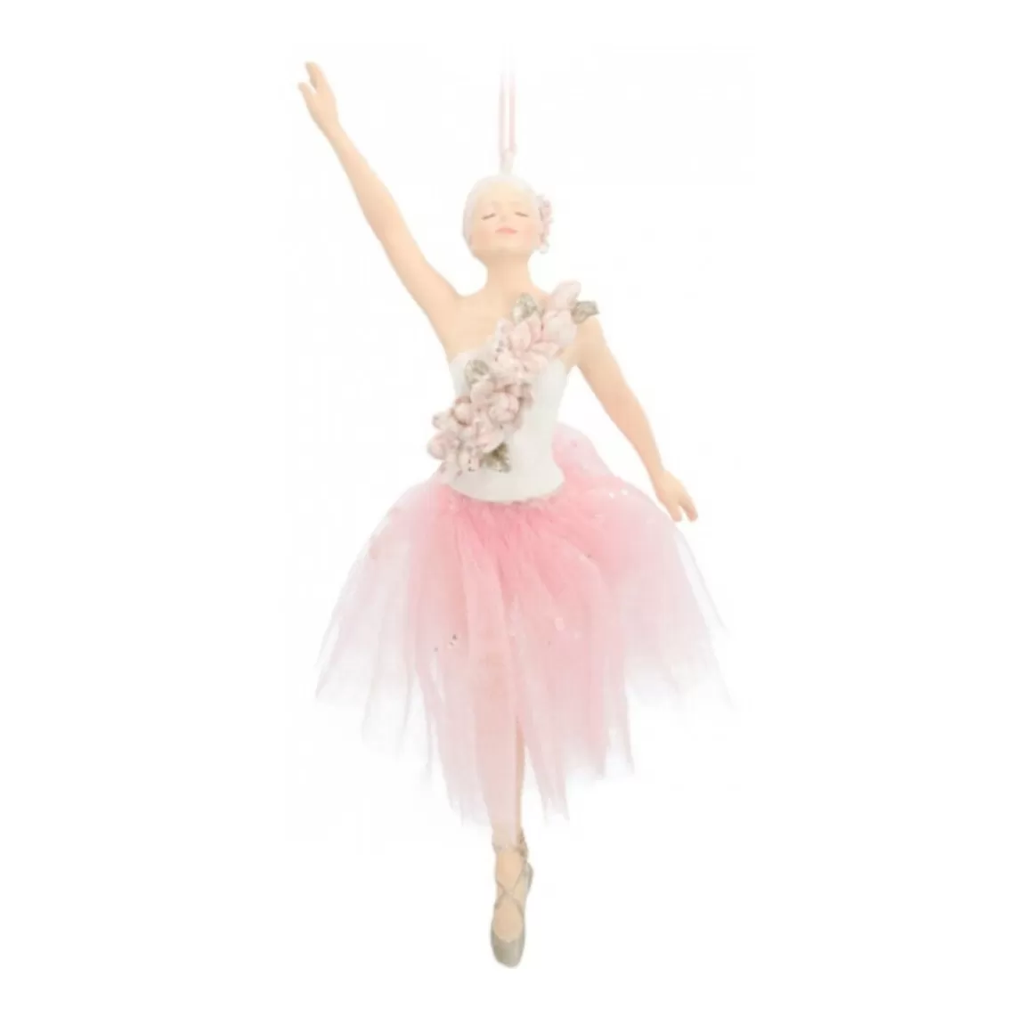 It's all about Christmas Christmas Ornaments-Unique Christmas Hanger Ballerina With Tutu 18cm White