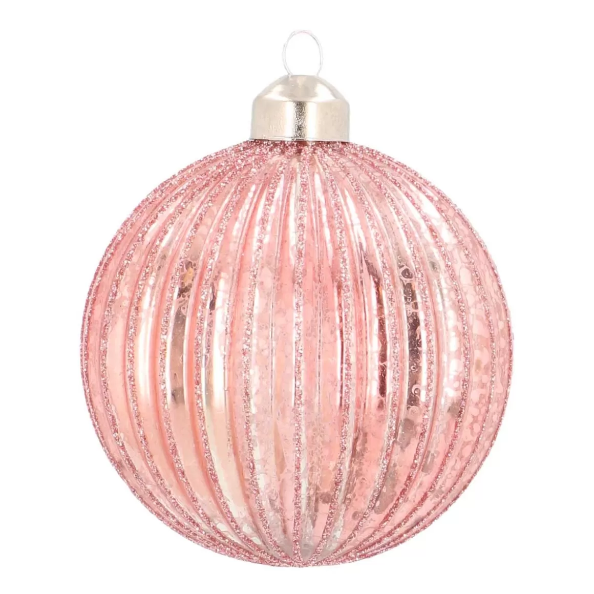 It's all about Christmas Christmas Baubles By Colour-Unique Glass Christmas Bauble Lampion 8cm Pink