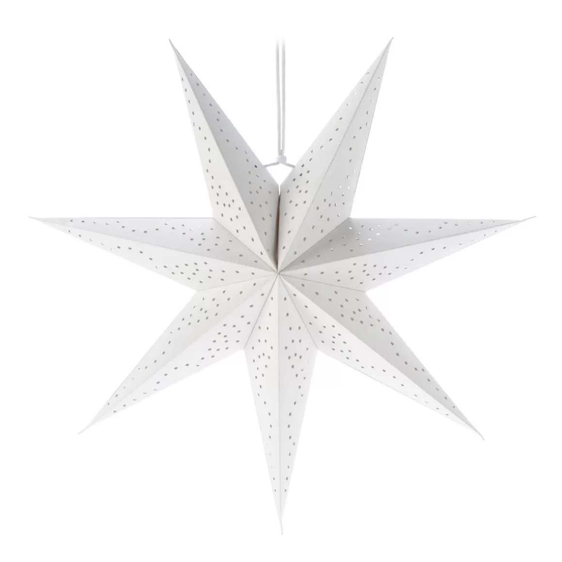 It's all about Christmas Paper Star Decorations-White Paper Decoration Star 45 Cm