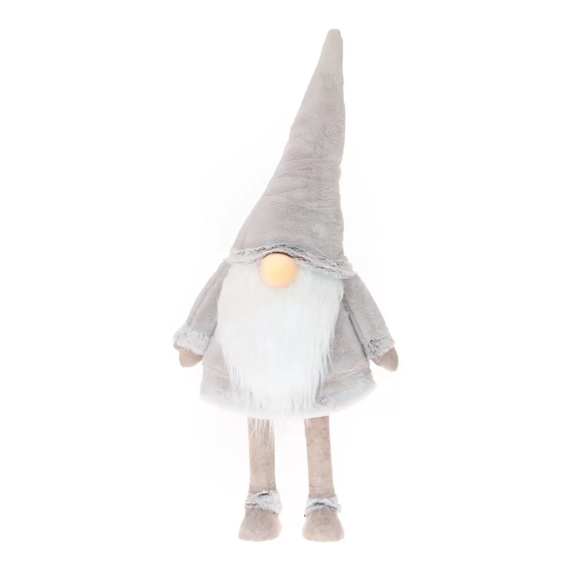 It's all about Christmas Home Accessories For Christmas | Christmas Figurines-XL Gnome In Taupe Color