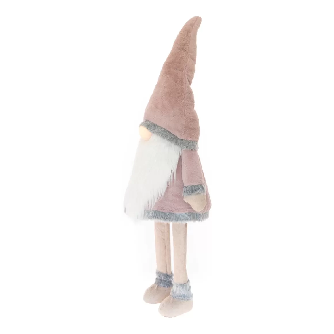 It's all about Christmas Christmas Figurines-XXL Gnome Gustaaf | LED Lighting | Pink | 160cm